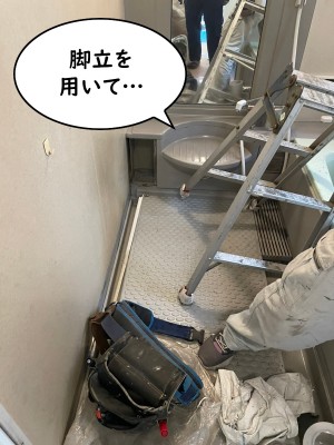 【画像】浴室解体作業中の写真です